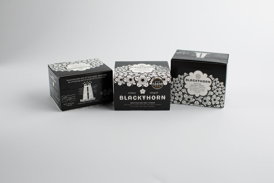 Blackthorn Scottish Sea Salt Flakes Trio